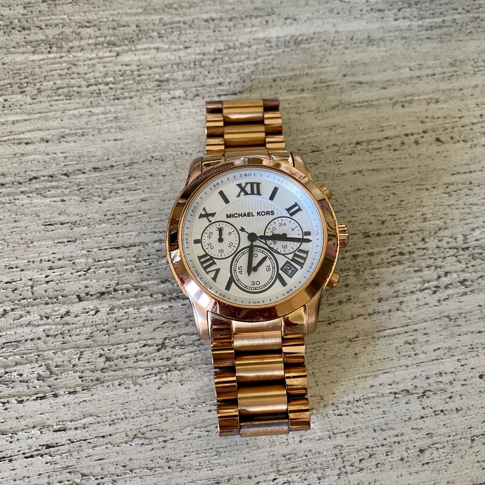 Michael Koran Rose Gold Watch